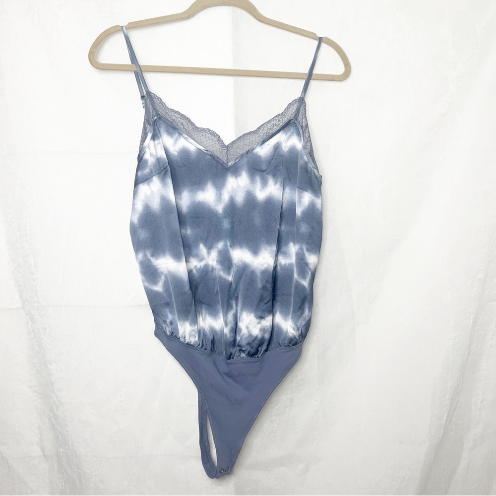 NEW with tags Abercrombie and Fitch Satin Lace Trim Bodysuit